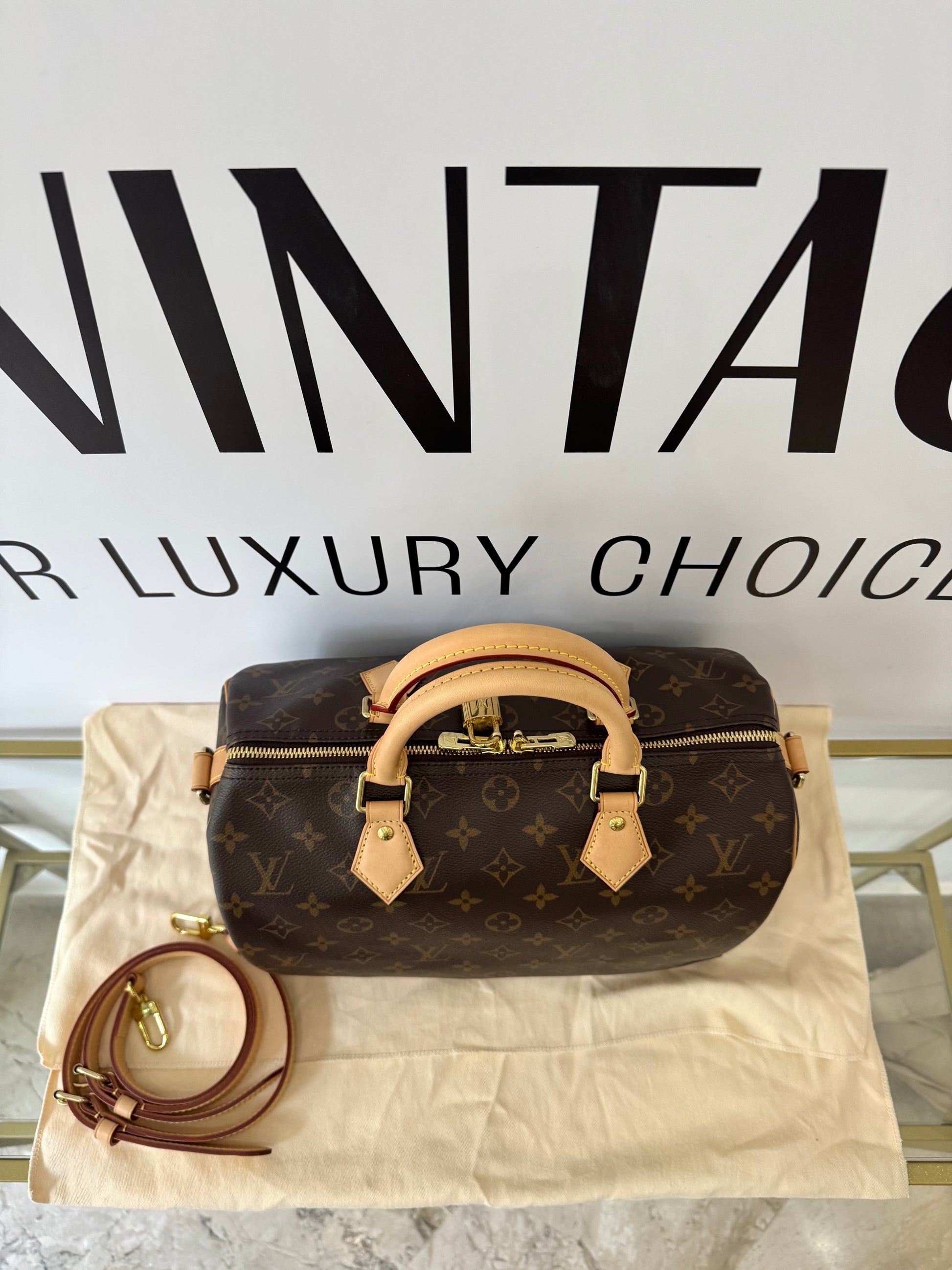 Borsa Speedy Bandoulière 30 Monogram Louis Vuitton