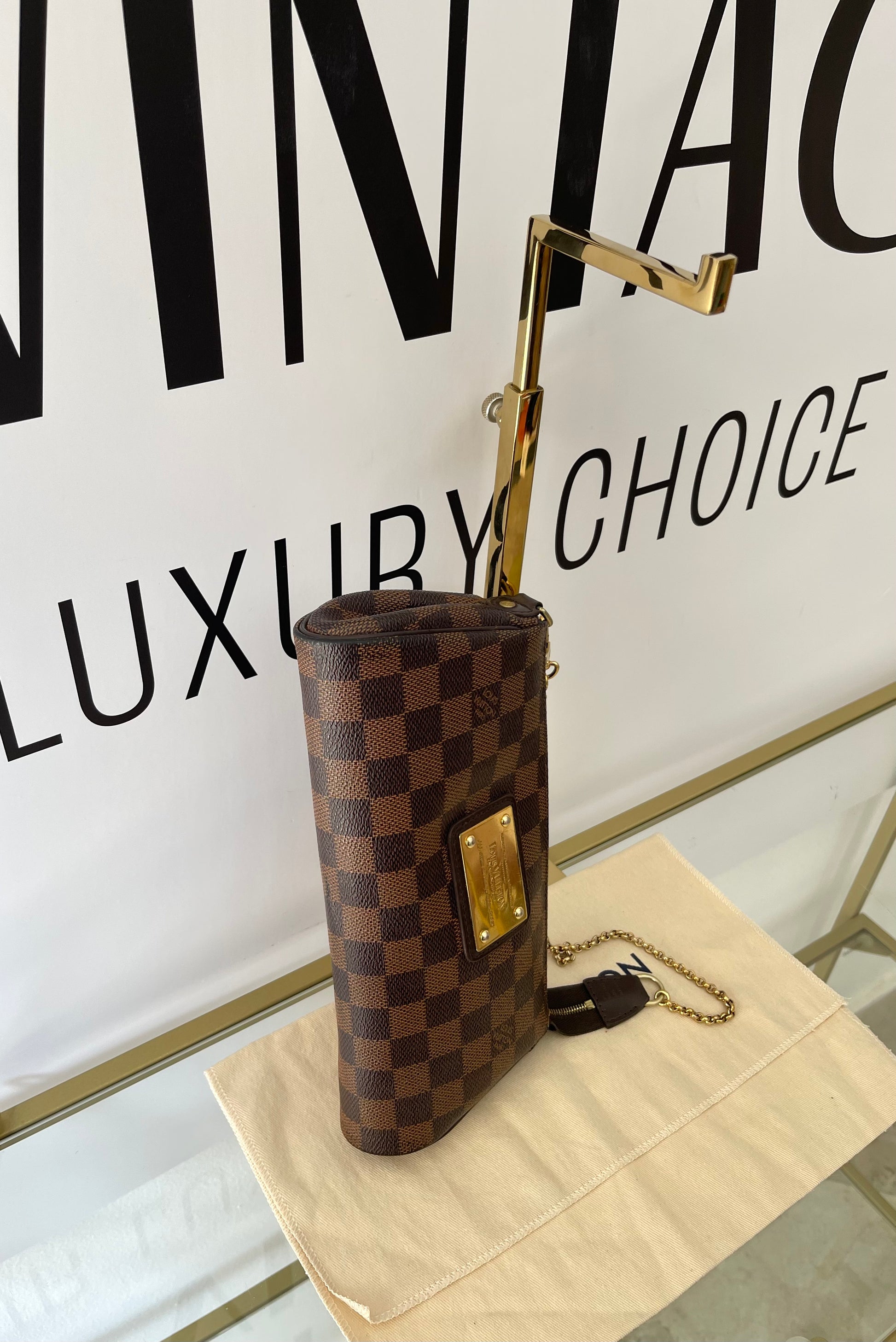 Borsa Eva Damier Ebène Louis Vuitton