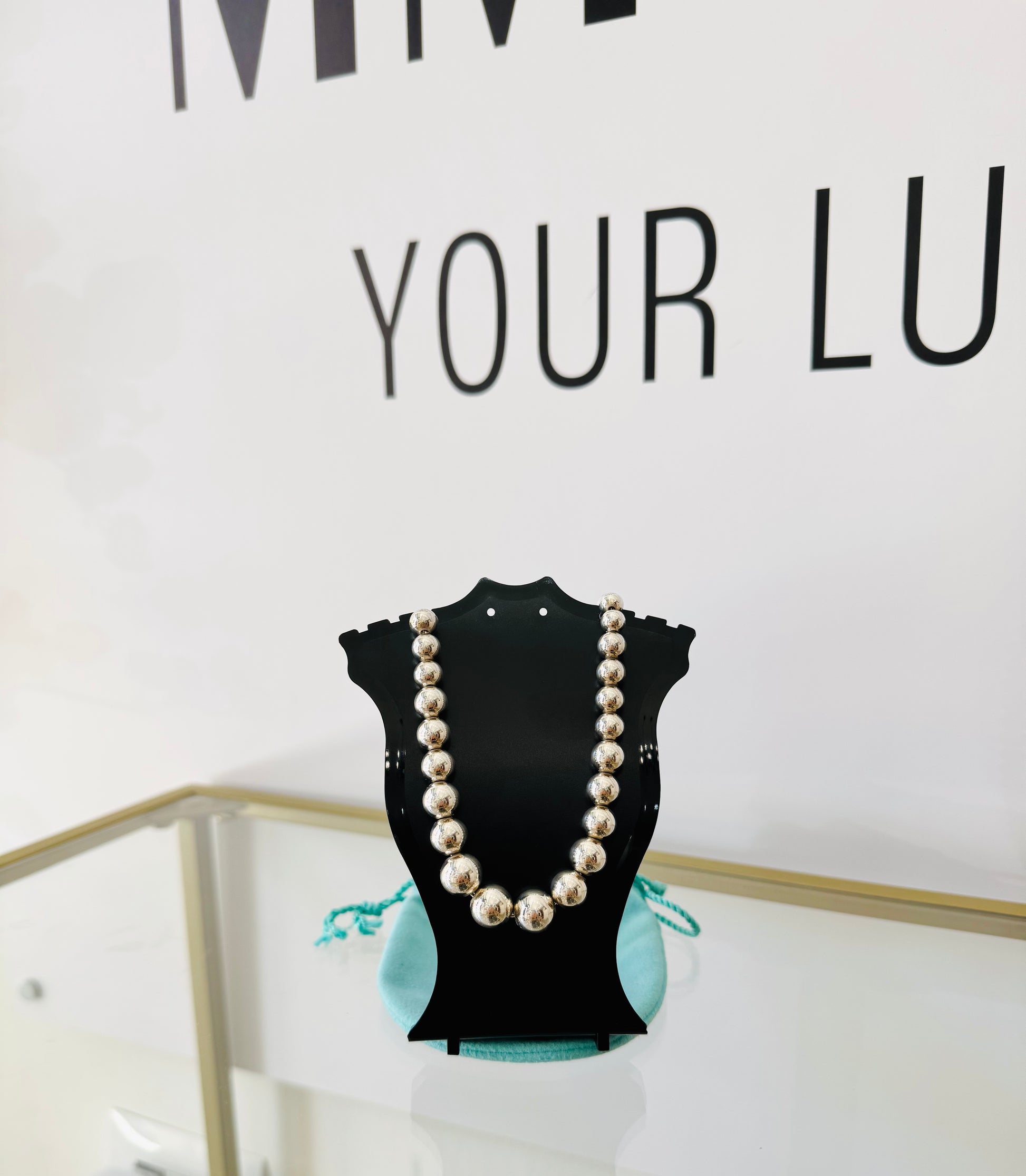 Collana Ball a gradazione Tiffany