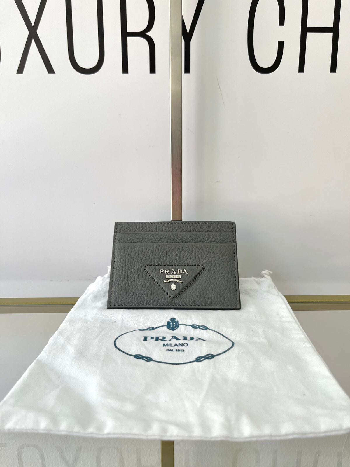 Portacarte in pelle Prada