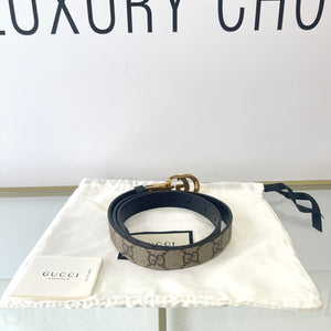 Cintura reversibile GG Marmont 2 cm Gucci