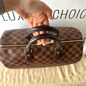 Borsa Speedy Bandoulière 35 Damier Ébène Louis Vuitton