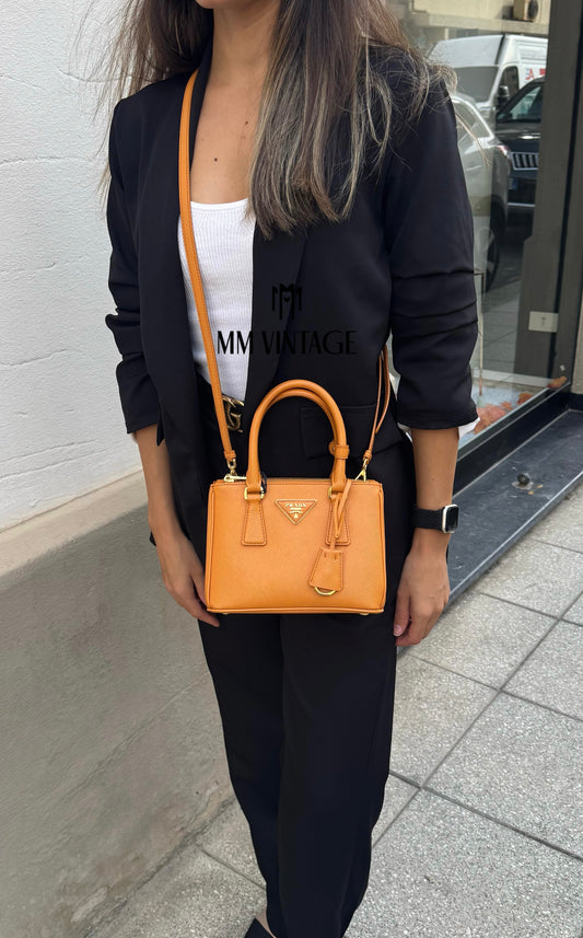 Borsa Galleria Mini in Saffiano Prada