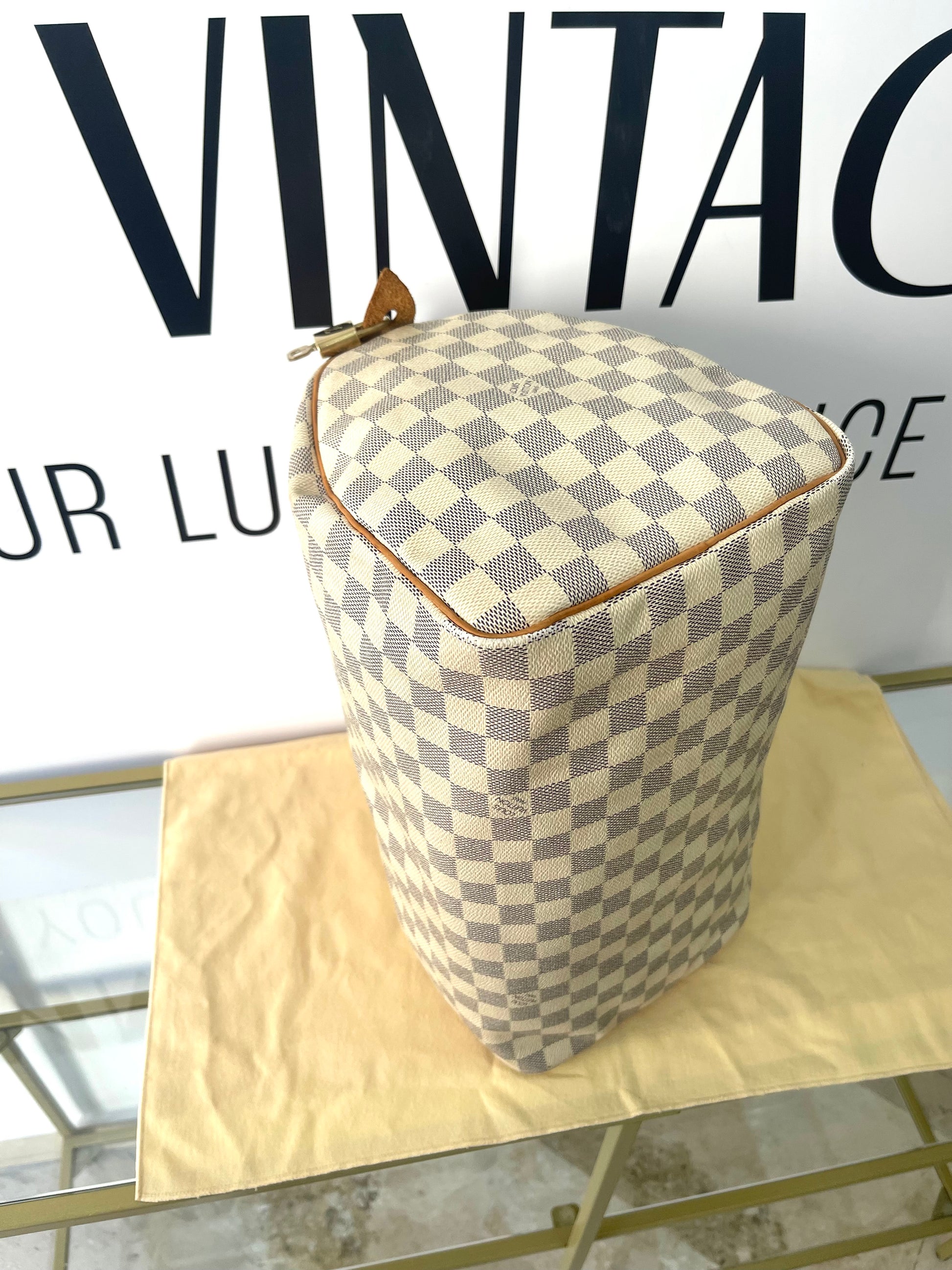 Borsa Speedy 35 Damier Azur Louis Vuitton