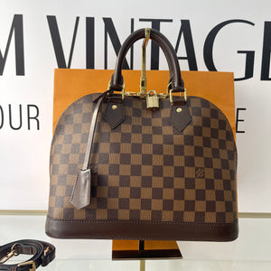 Borsa Alma PM Damier Ébène Louis Vuitton
