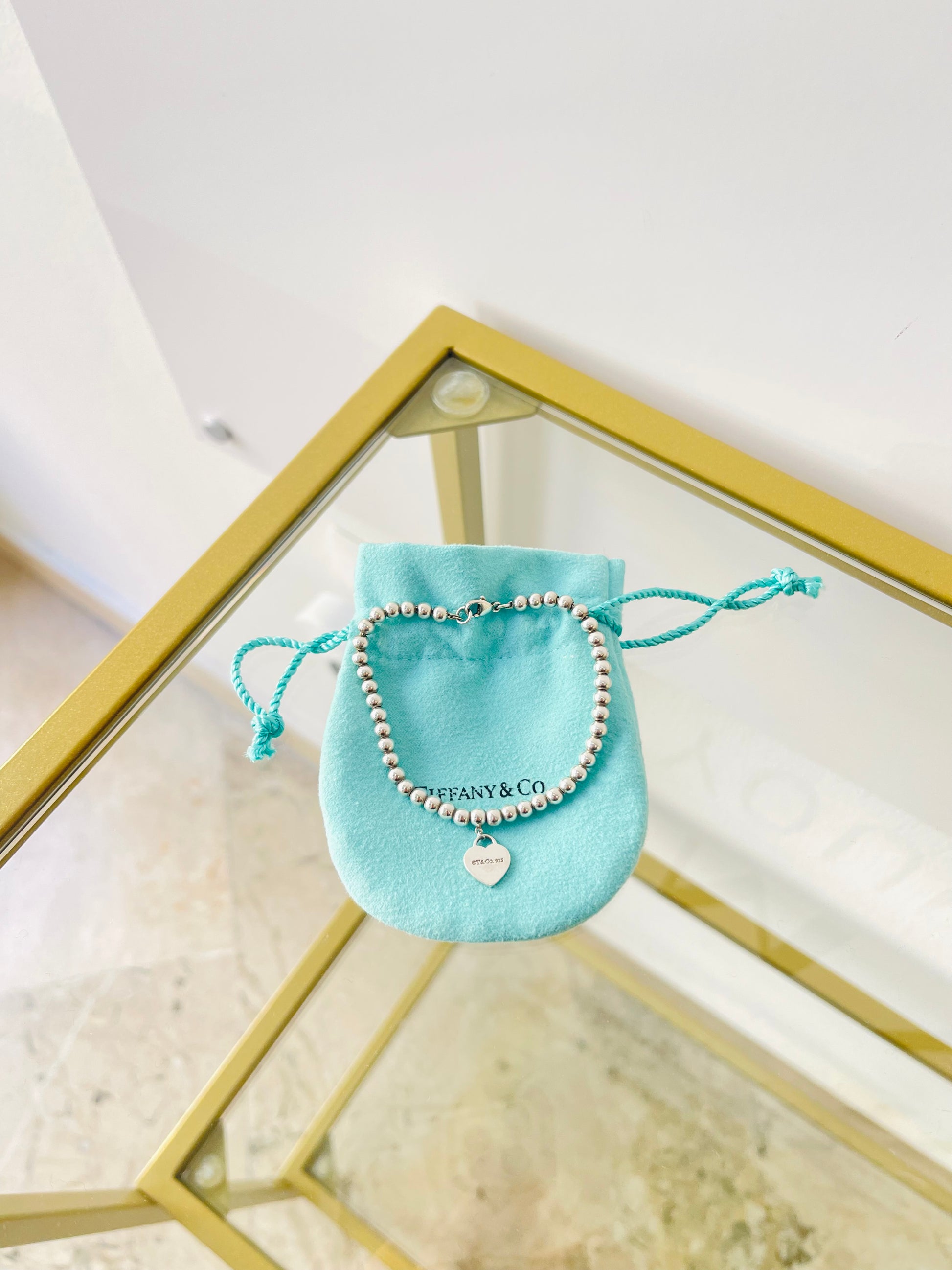 Bracciale Mini Bead cuore mini Tiffany