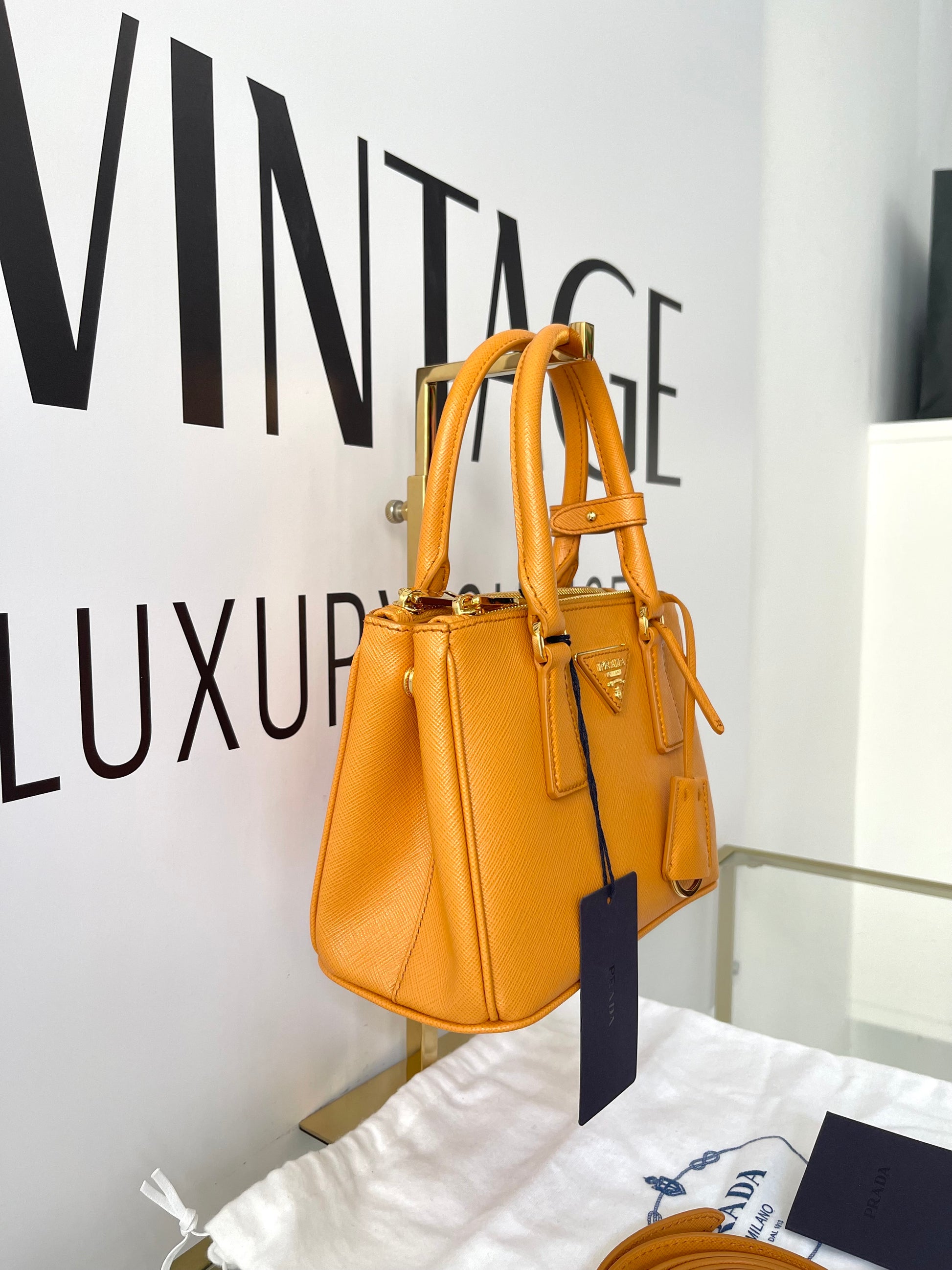 Borsa Galleria Mini in Saffiano Prada