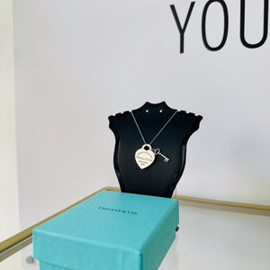 Girocollo cuore M con Chiave Tiffany