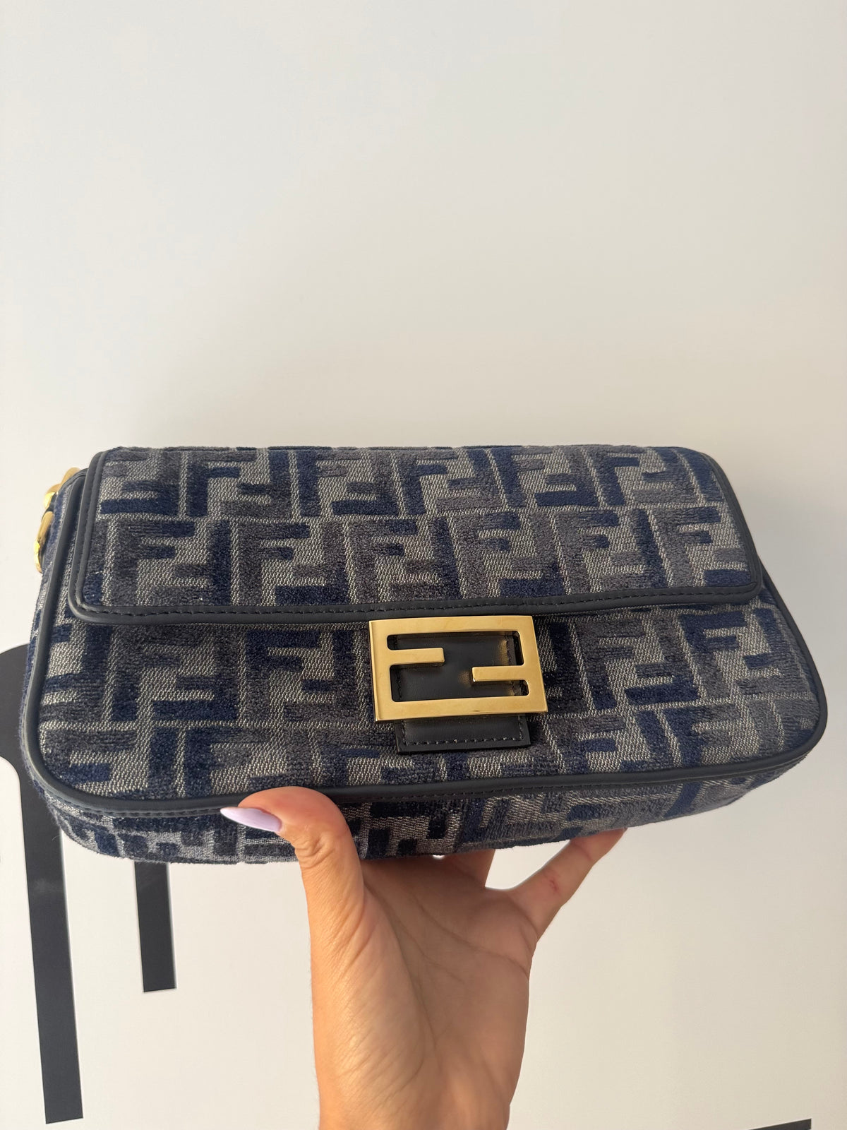 Borsa Baguette FF Fendi