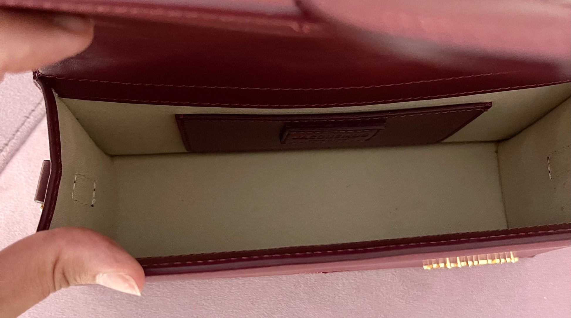 Borsa Le Grand Bambino Bordeaux Jacquemus