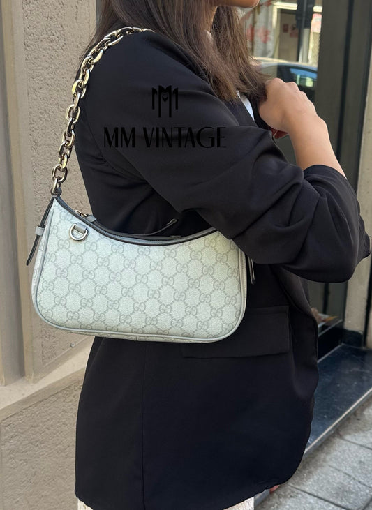 Borsa GG Emblem hw oro Gucci
