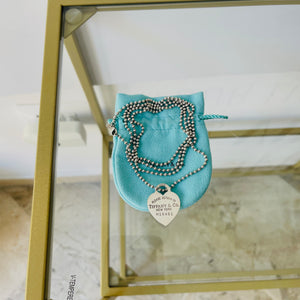 Collana a pallini cuore L Tiffany