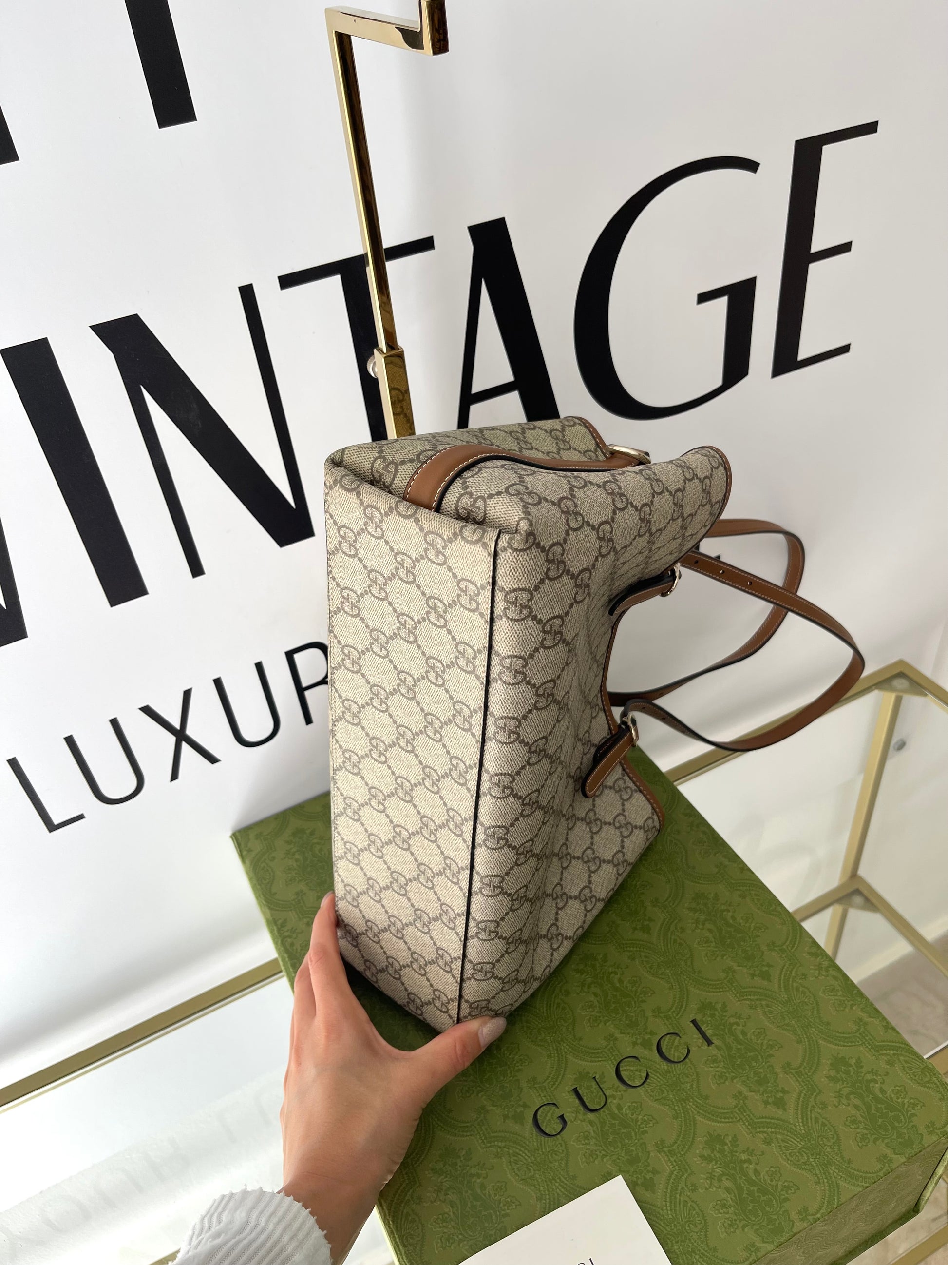 Borsa Shopping Emblem GG Gucci