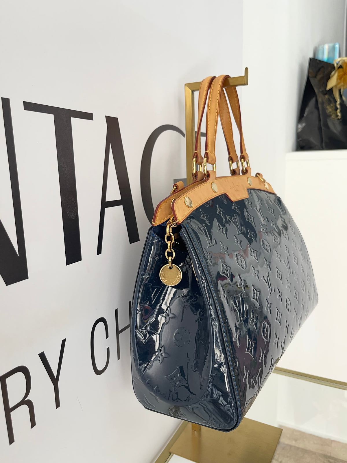 Borsa Bréa MM Monogram Vernis Louis Vuitton