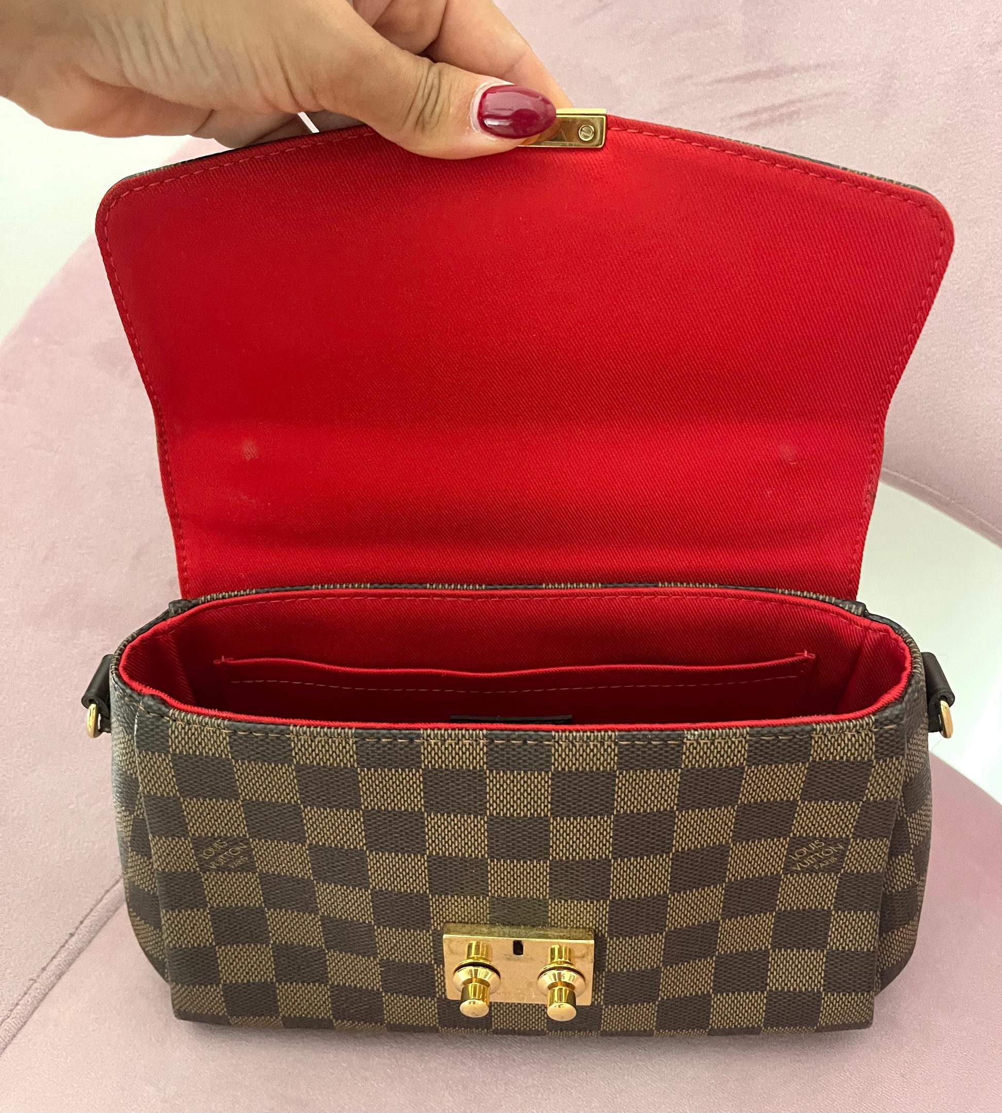 Borsa Croisette Damier Ebène Louis Vuitton