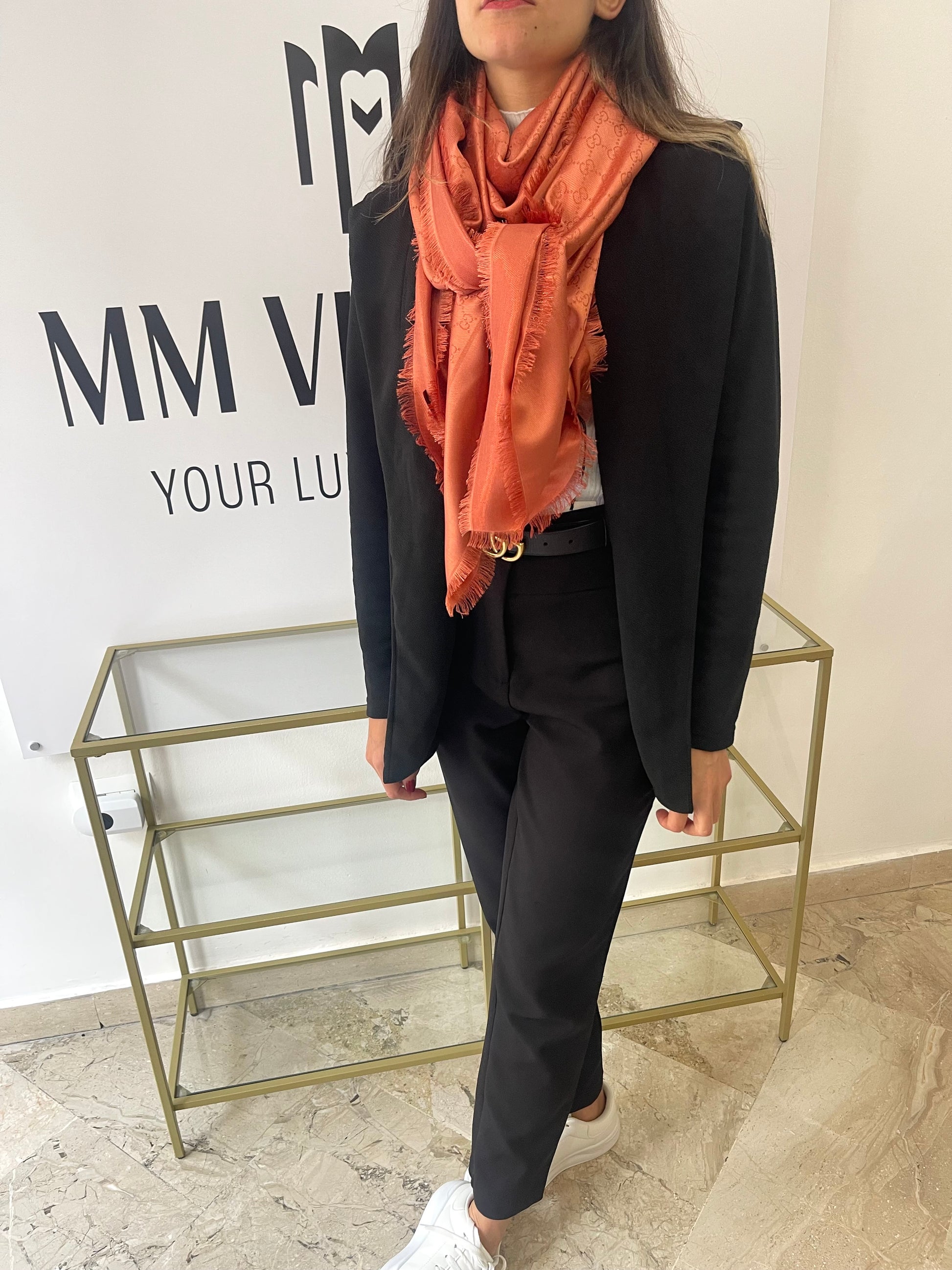 Scialle GG Lamé Gucci