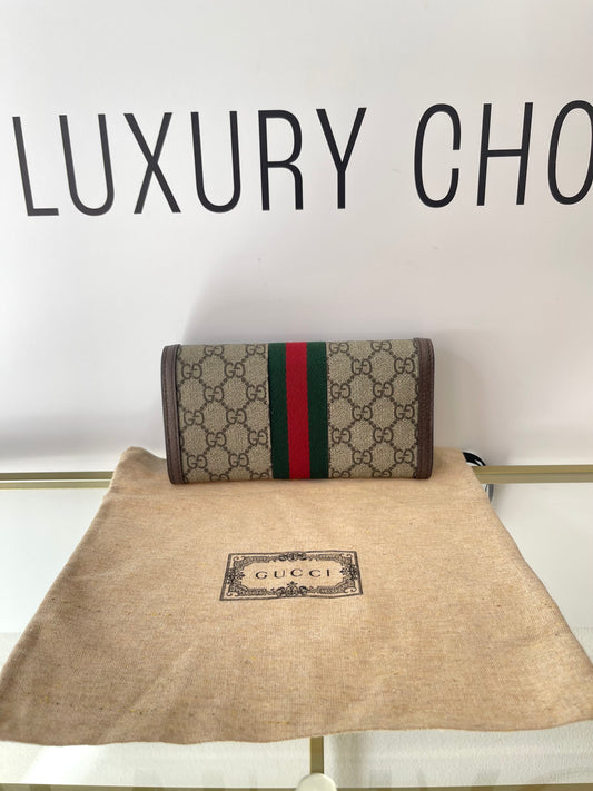 Portafoglio Continental Ophidia GG Gucci