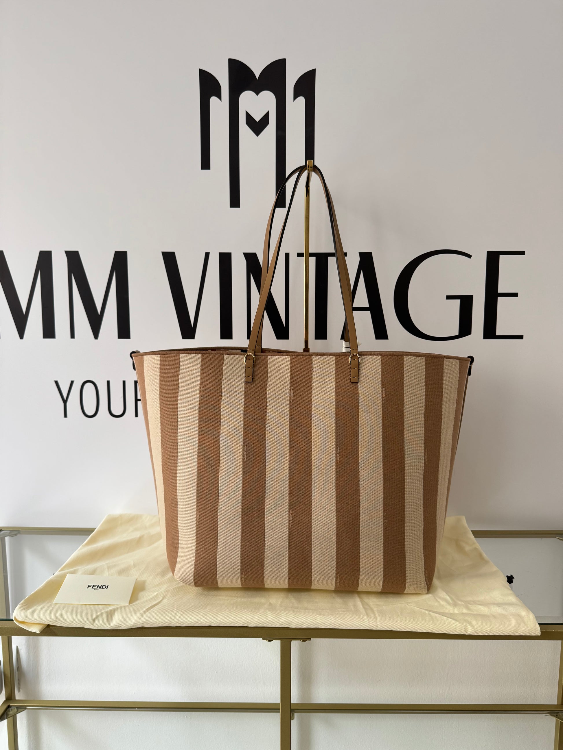 Borsa Shopping Roll Large Reversibile Fendi