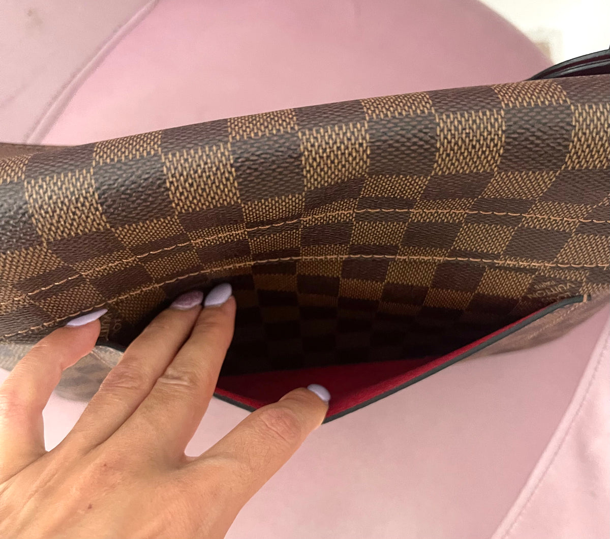 Borsa Beaubourg MM Damier Ebène Louis Vuitton