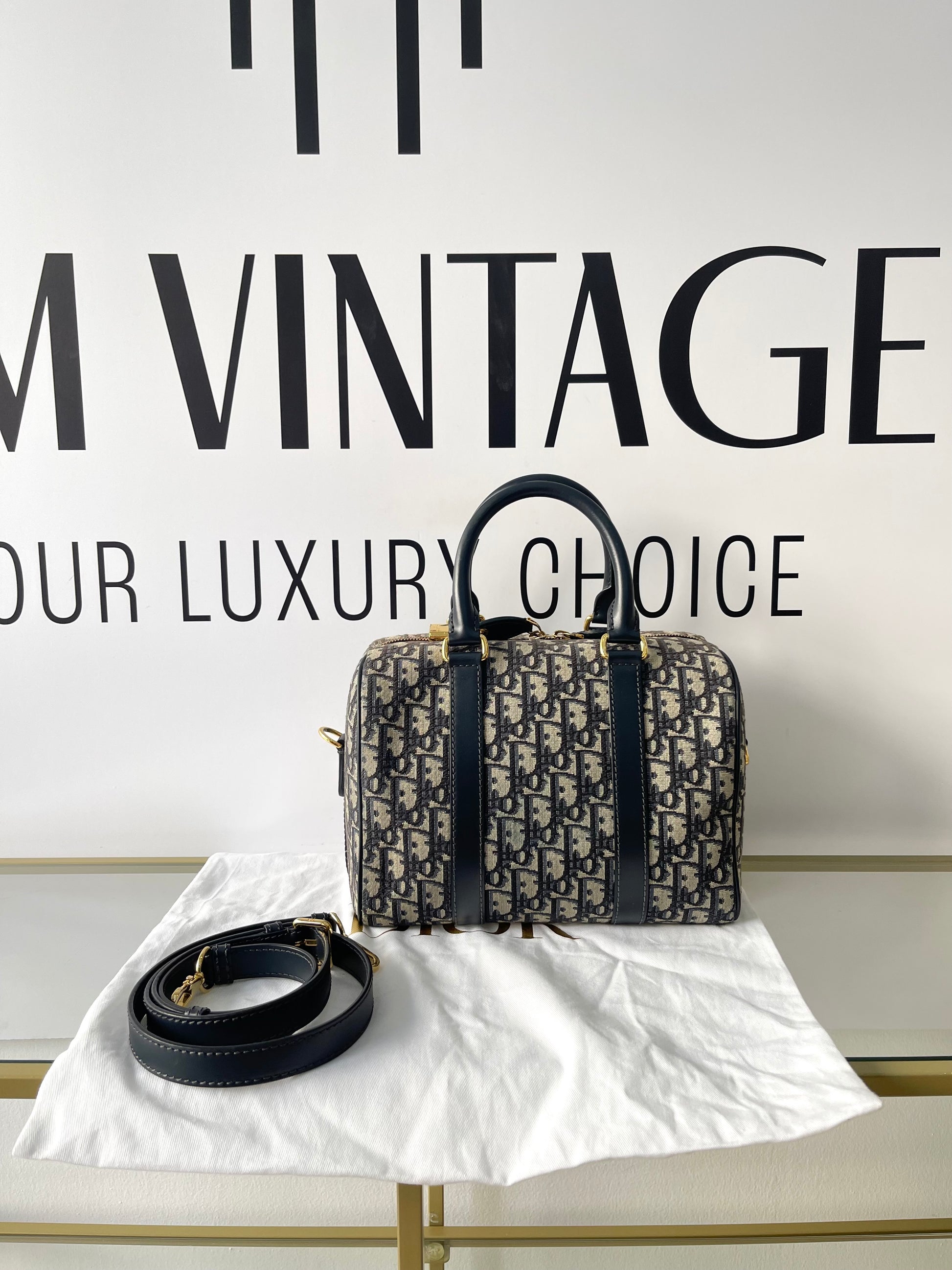 Borsa Dior Grove Jacquard Oblique Christian Dior