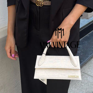 Borsa Le Chiquito Long light greige Jacquemus