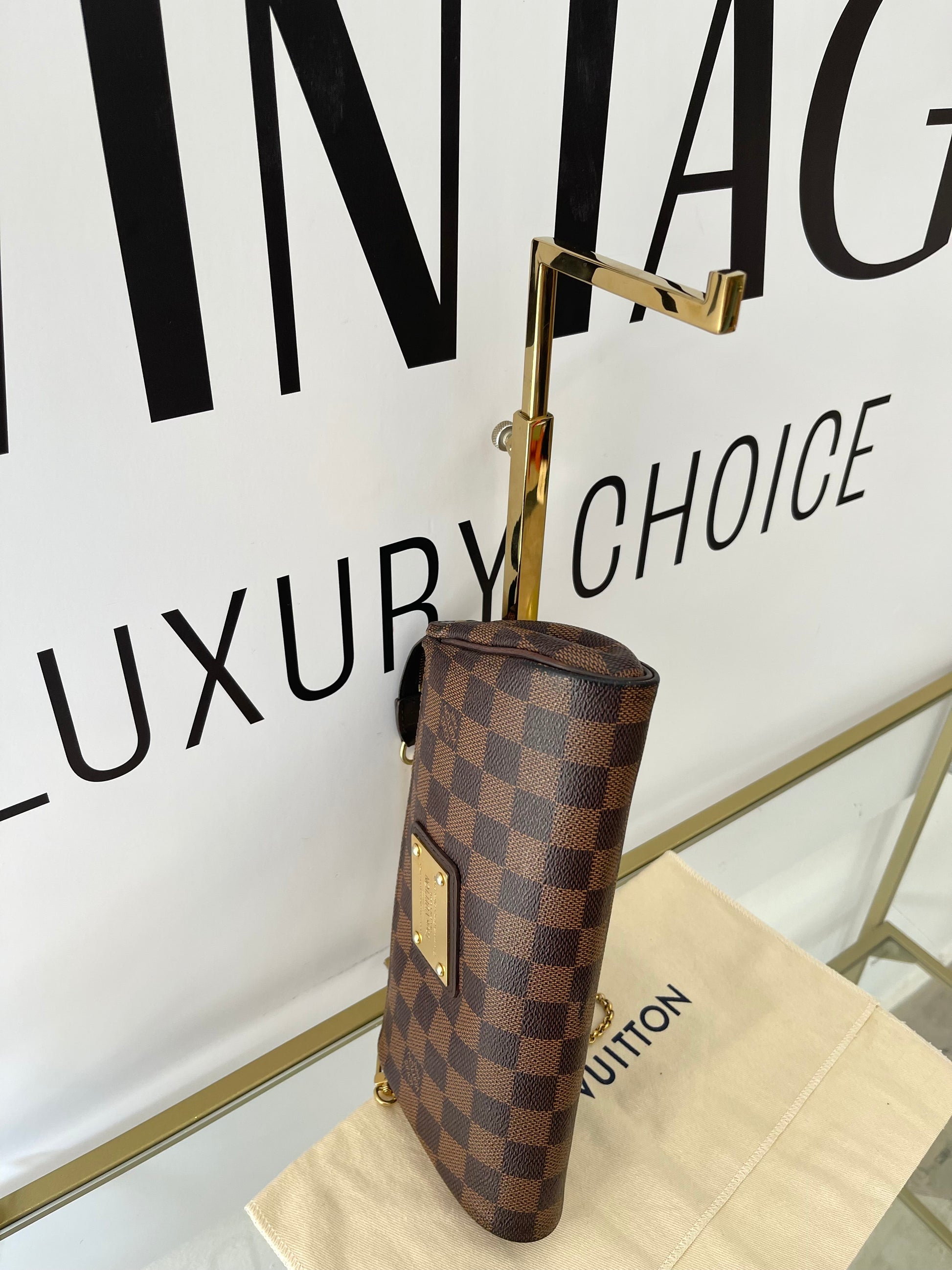 Borsa Eva Damier Ebène Louis Vuitton