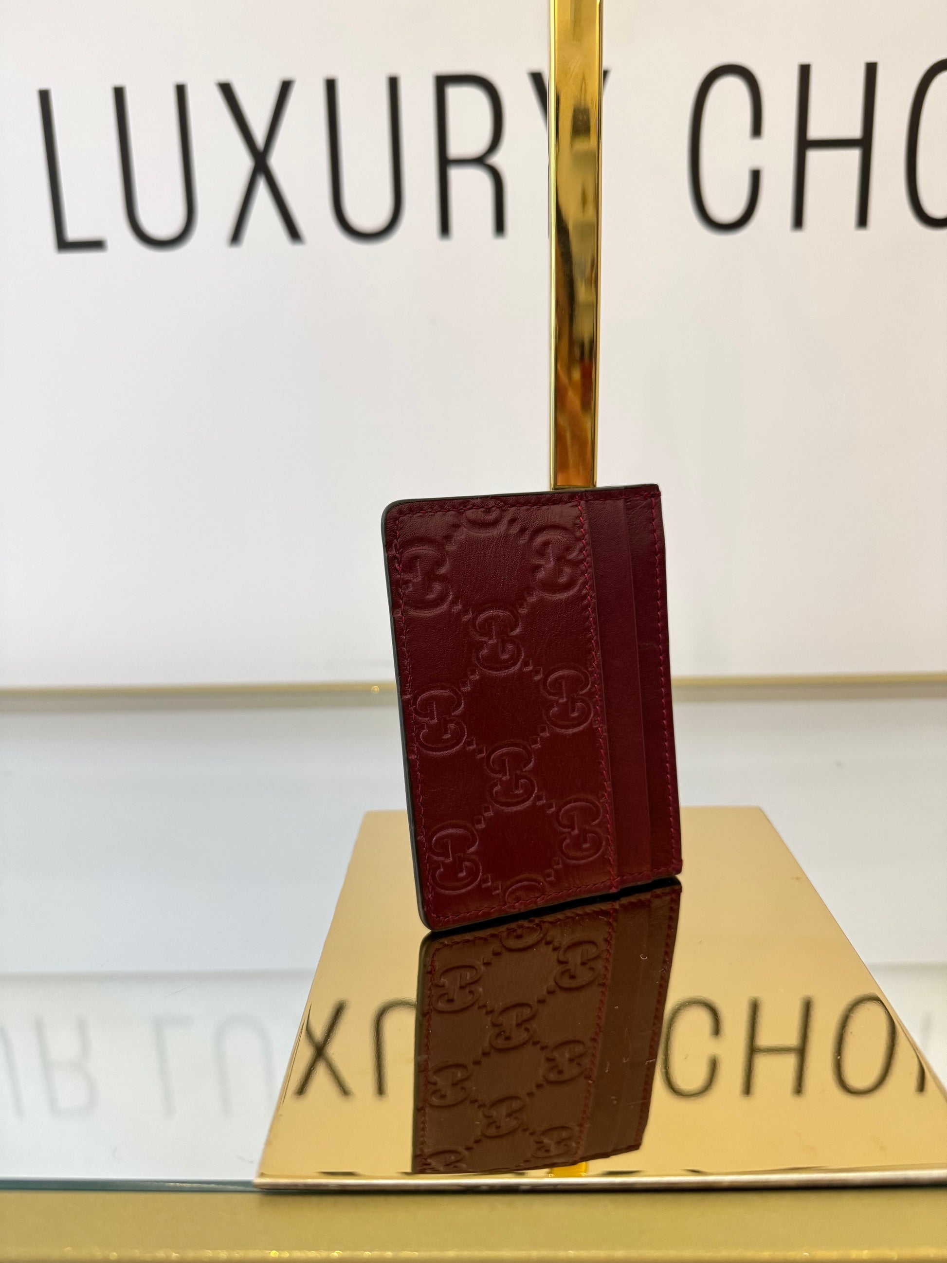 Portacarte GG Emblem Gucci