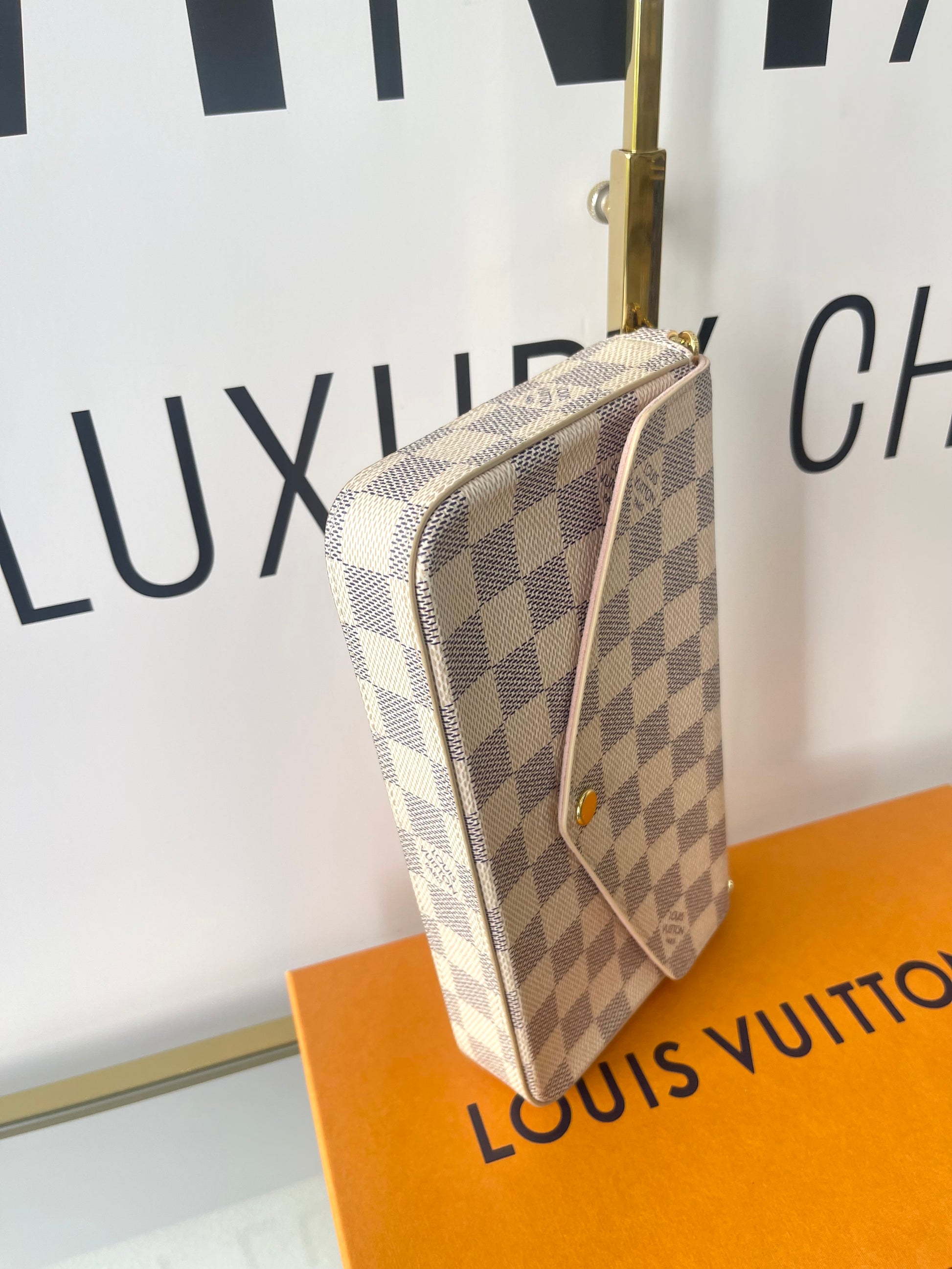 Pochette Félicie Damier Azur Louis Vuitton