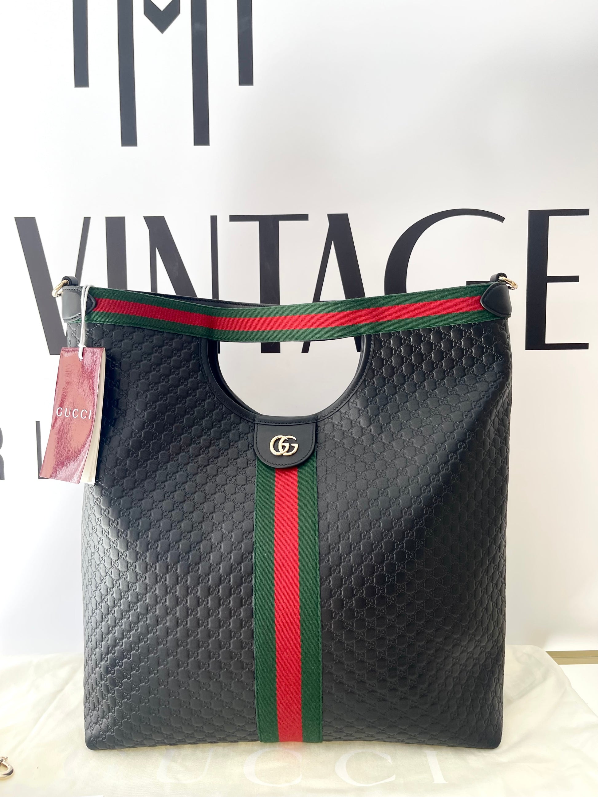 Borsa Shopping Giglio Microguccissima Gucci