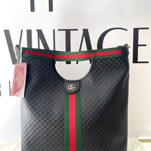 Borsa Shopping Giglio Microguccissima Gucci
