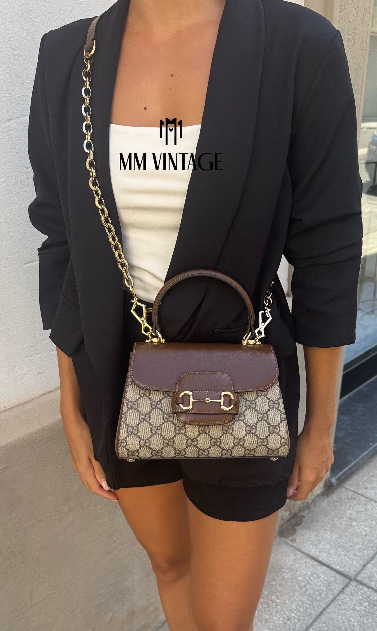Borsa Horsebit 1955 GG Supreme Gucci