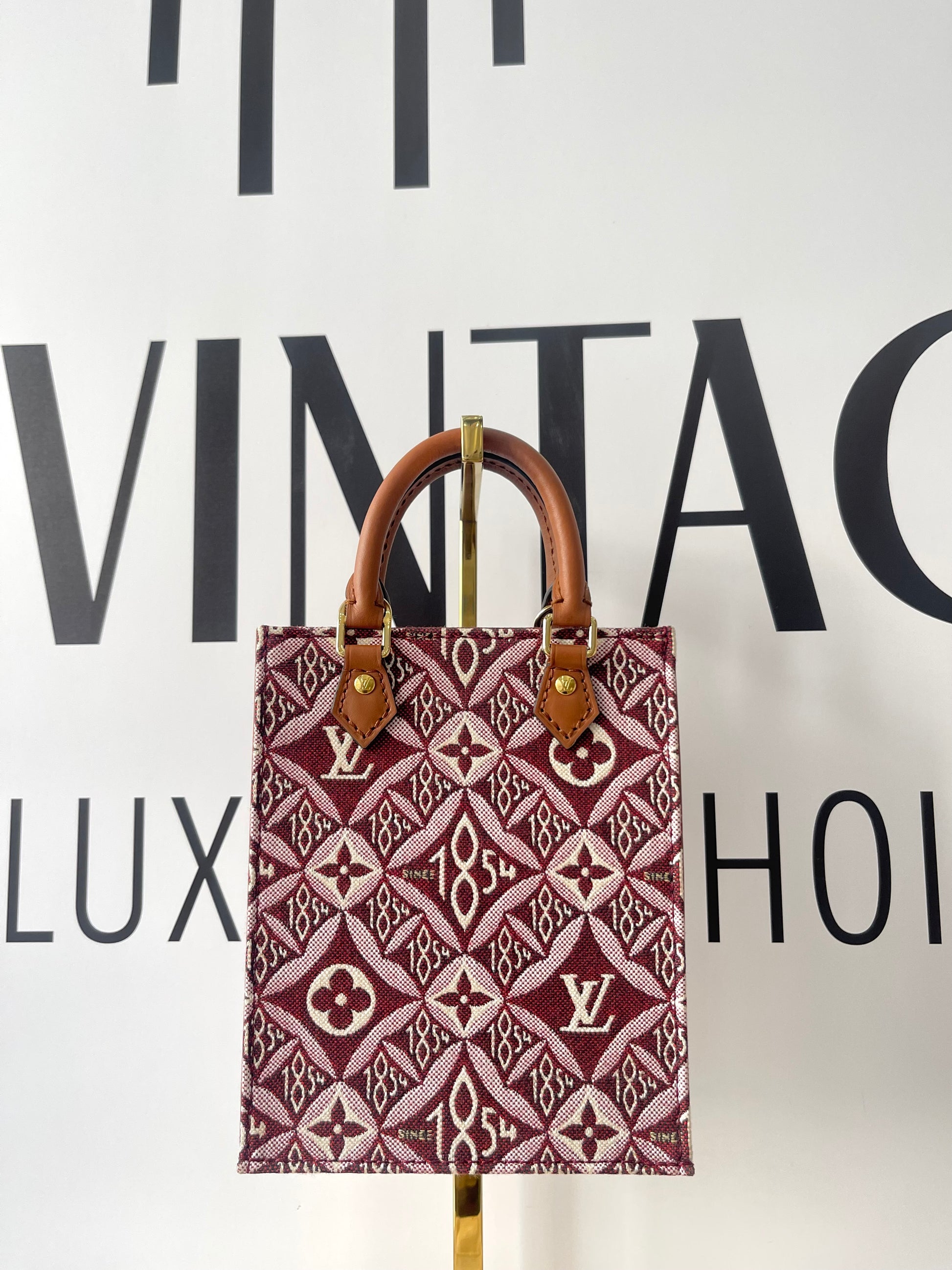 Borsa Petit Sac Plat Jacquard Since 1854 Louis Vuitton