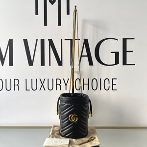 Borsa a secchiello GG Marmont Gucci