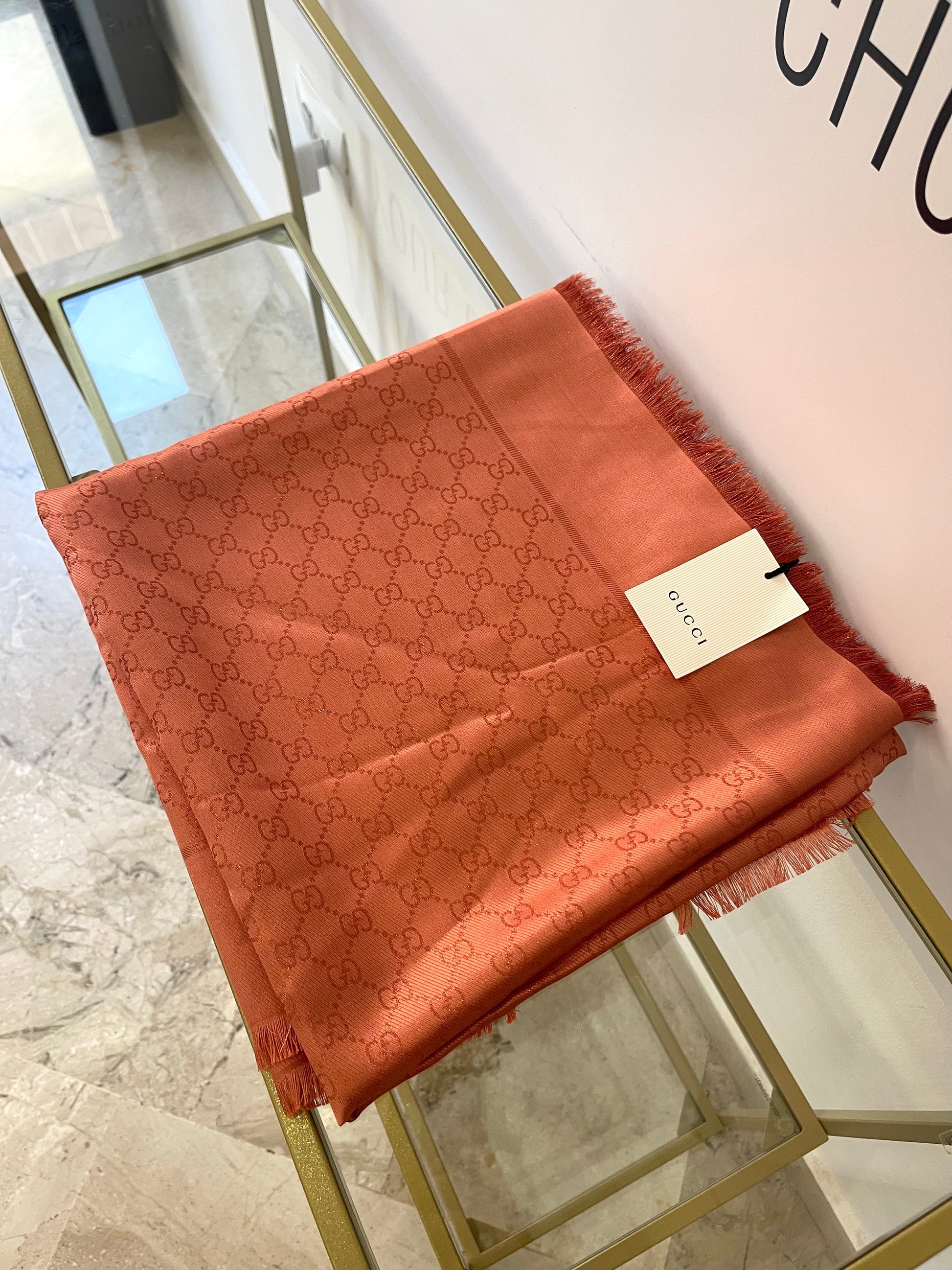 Scialle GG Lamé Gucci