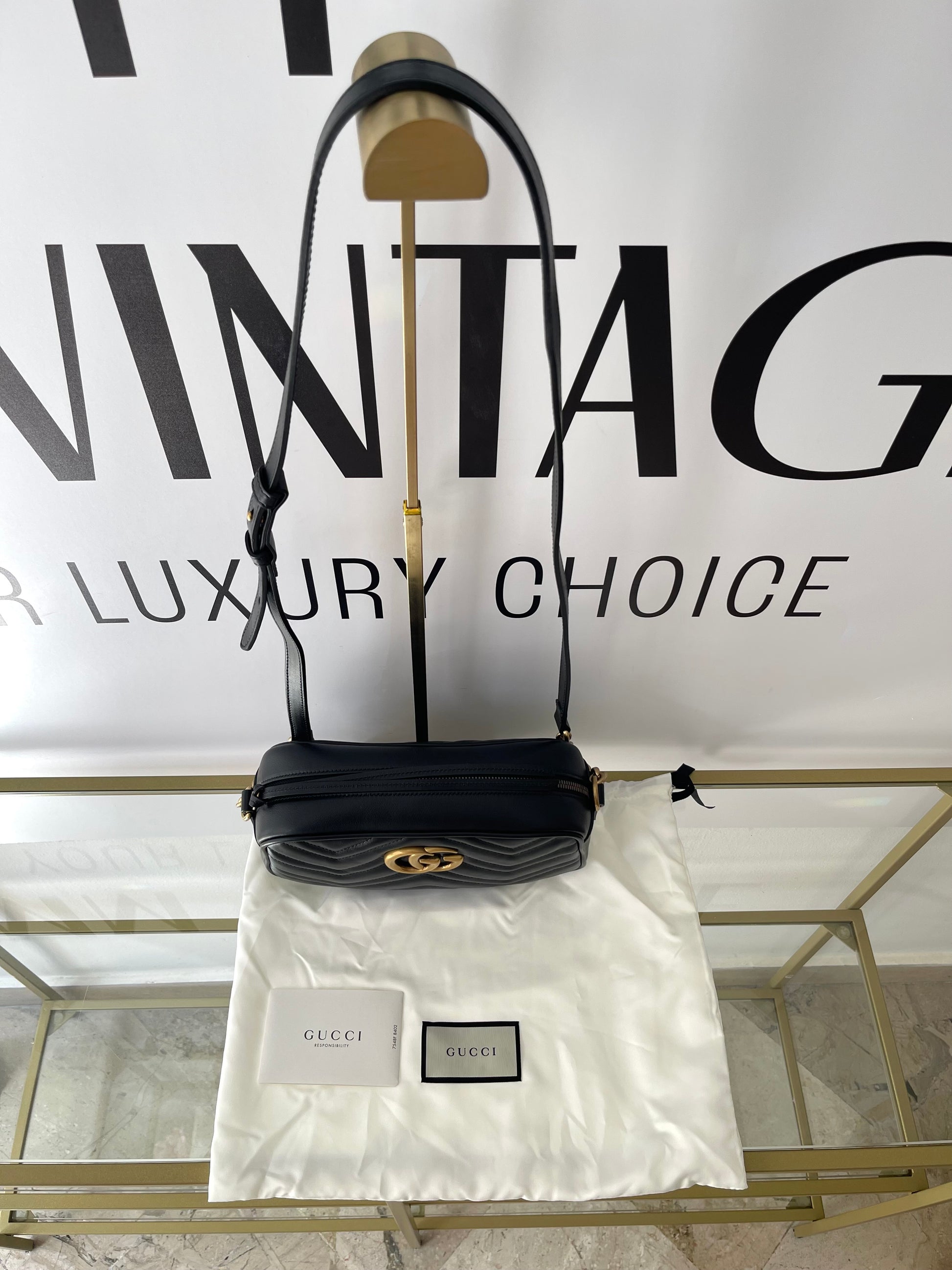 Borsa Camera Bag GG Marmont Matelassé Gucci