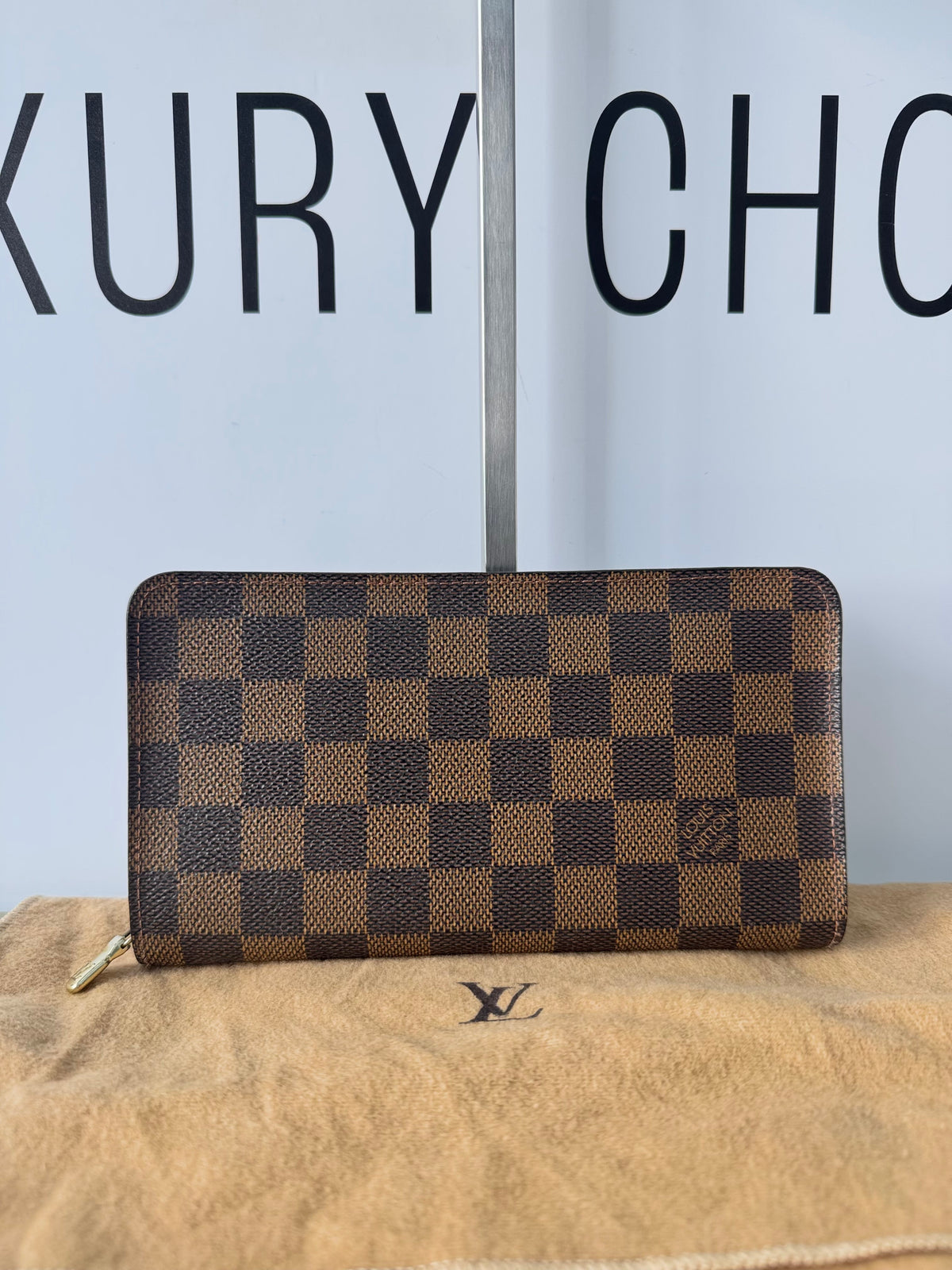 Portafoglio Zippy Damier Ebène Louis Vuitton
