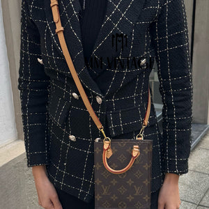 Borsa Petit Sac Plat Monogram Louis Vuitton