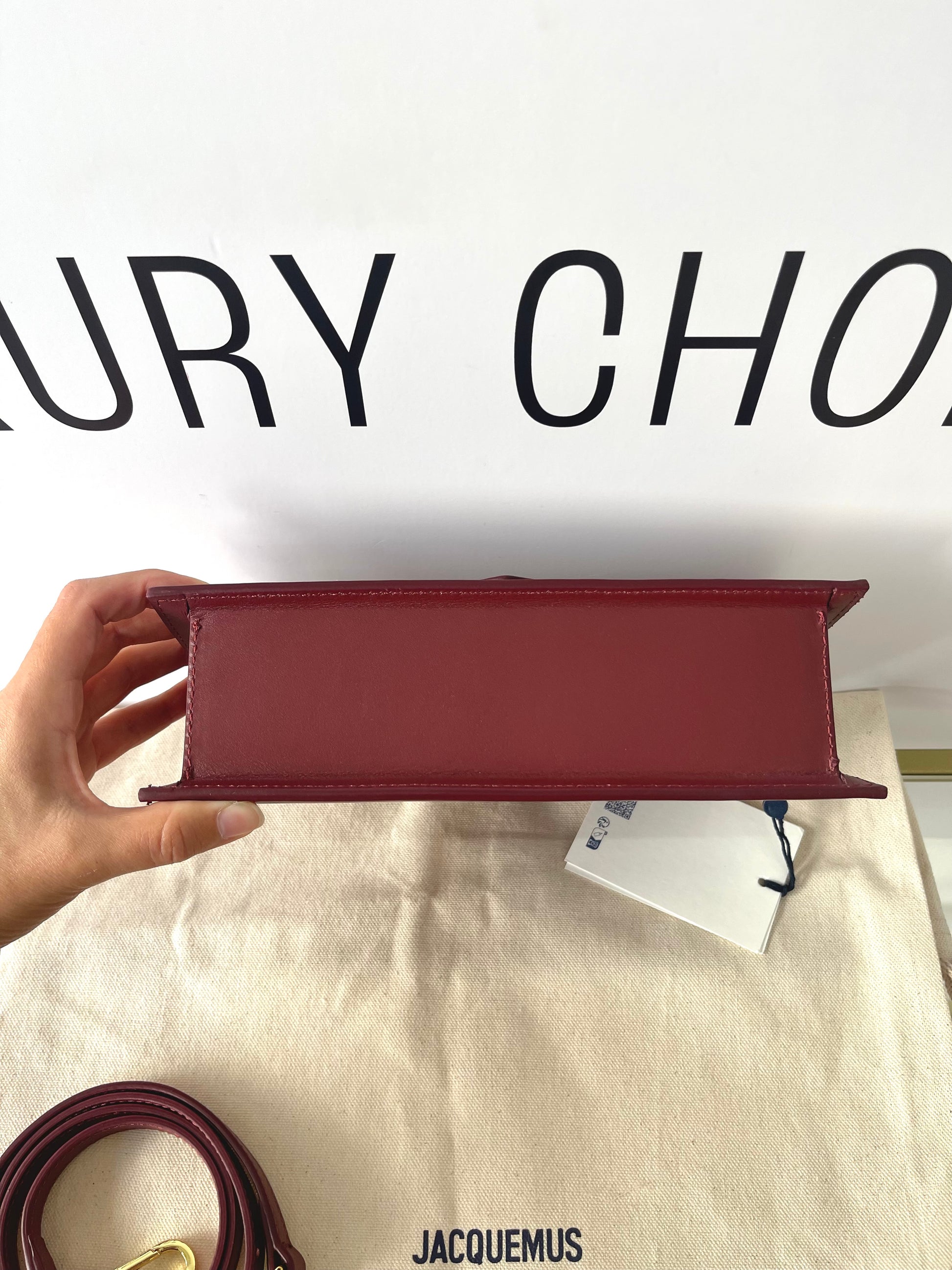 Borsa Le Grand Bambino Bordeaux Jacquemus