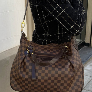 Borsa Evora MM Damier Ebéne Louis Vuitton