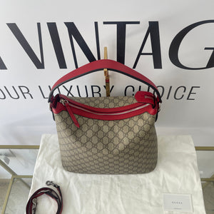 Borsa Hobo Linea A GG Supreme Gucci
