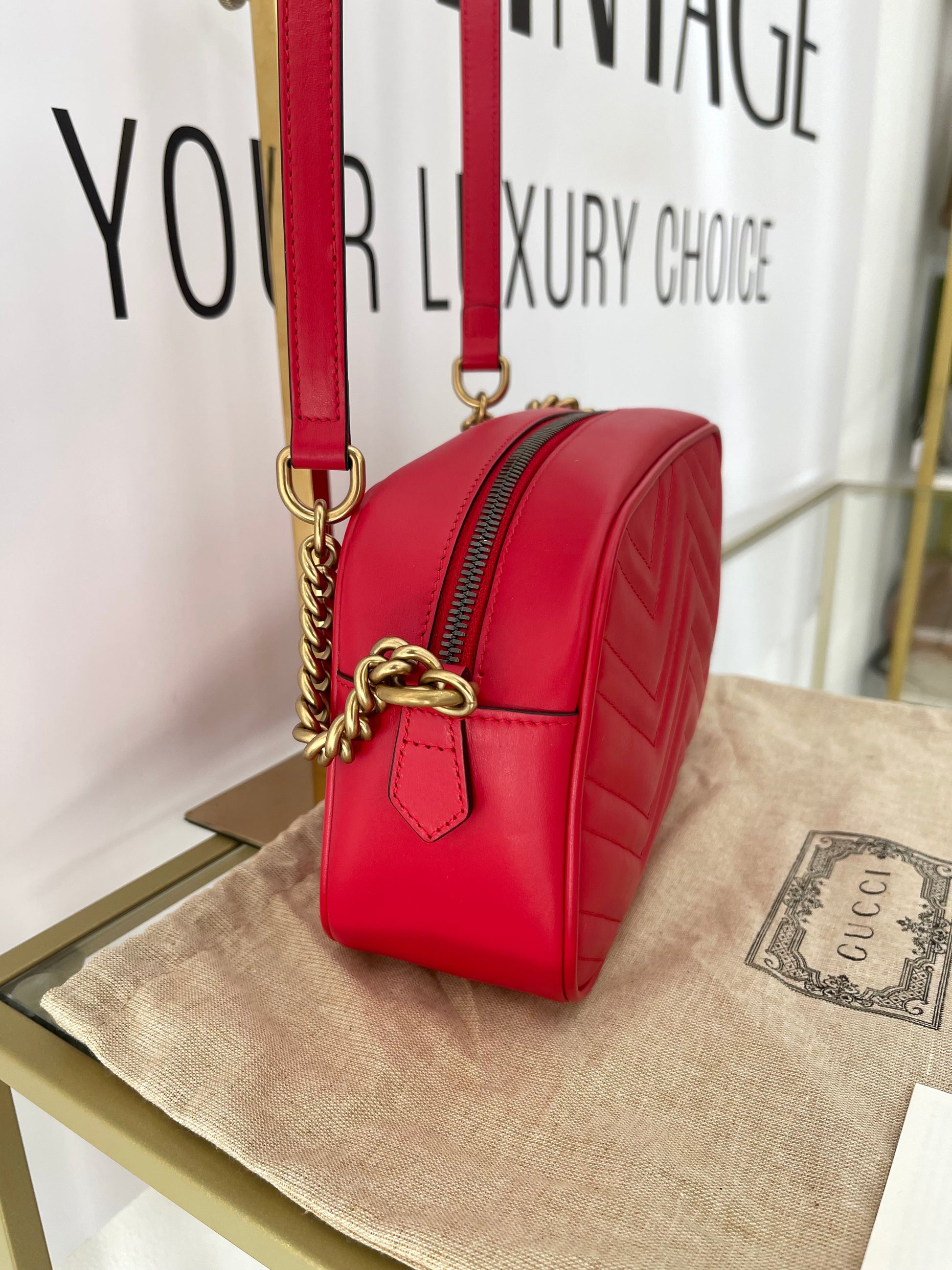 Borsa Camera Bag GG Marmont Matelassé Gucci