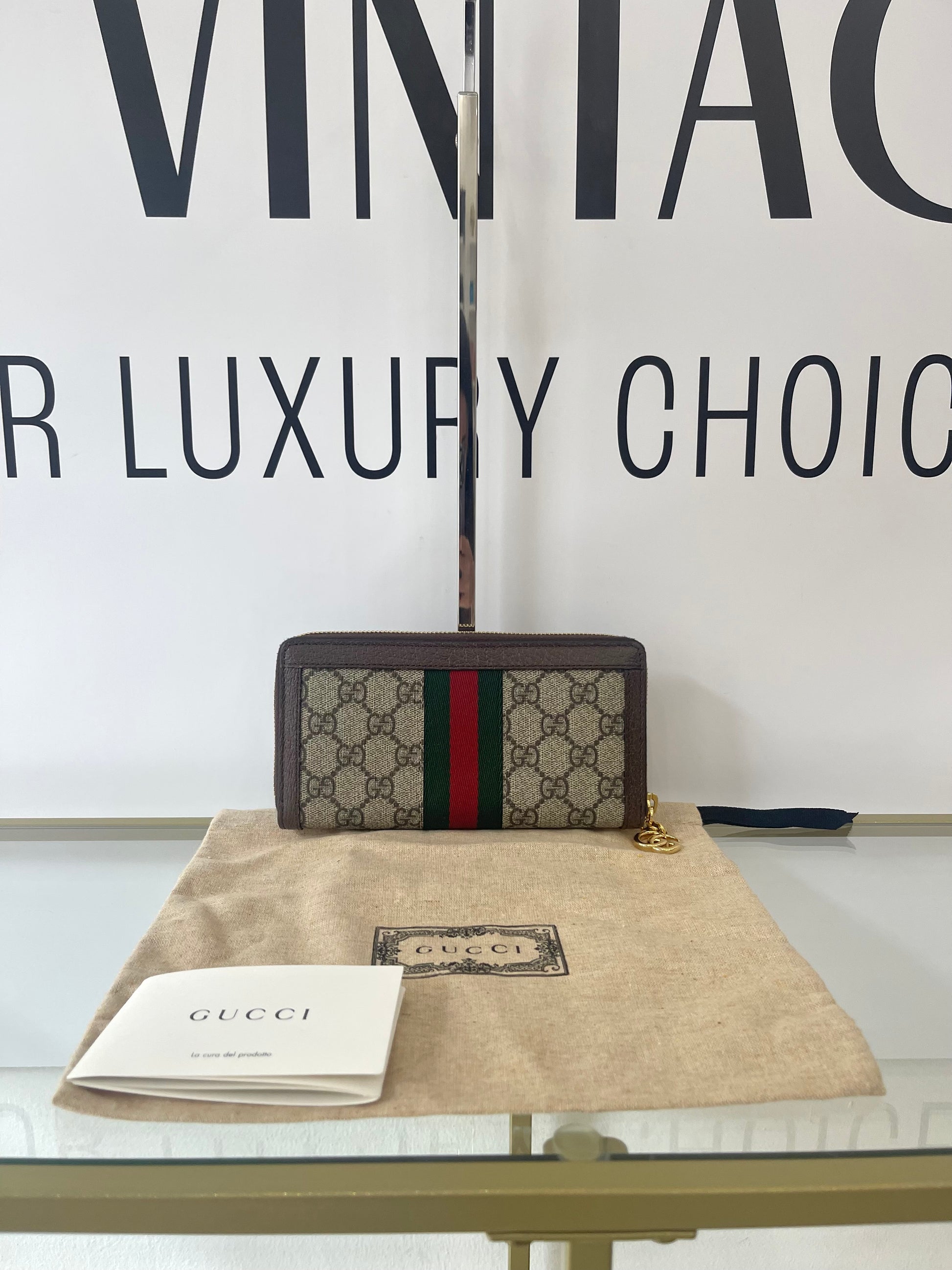 Portafoglio Ophidia GG Supreme Gucci