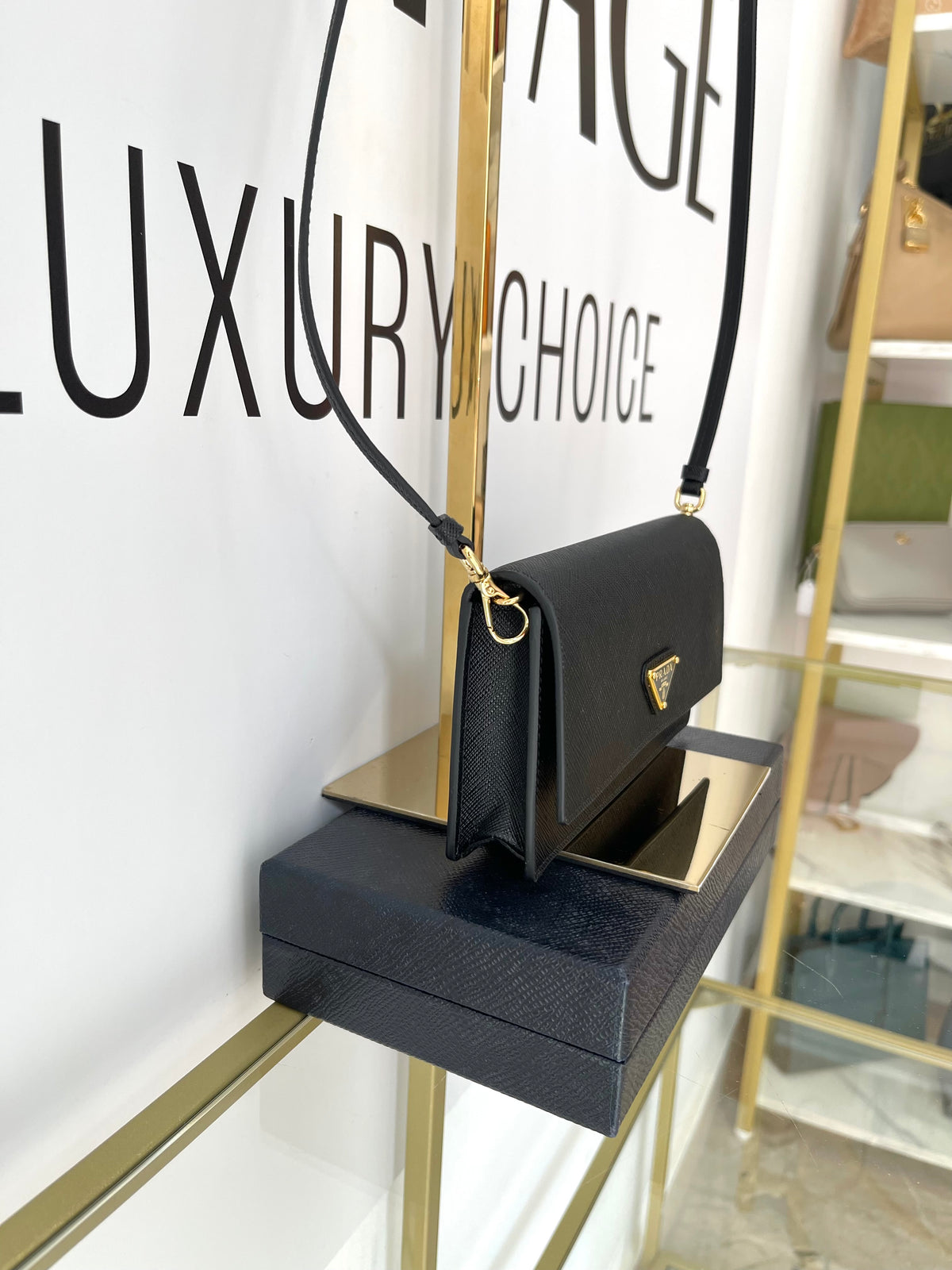 Borsa Mini In Saffiano Prada