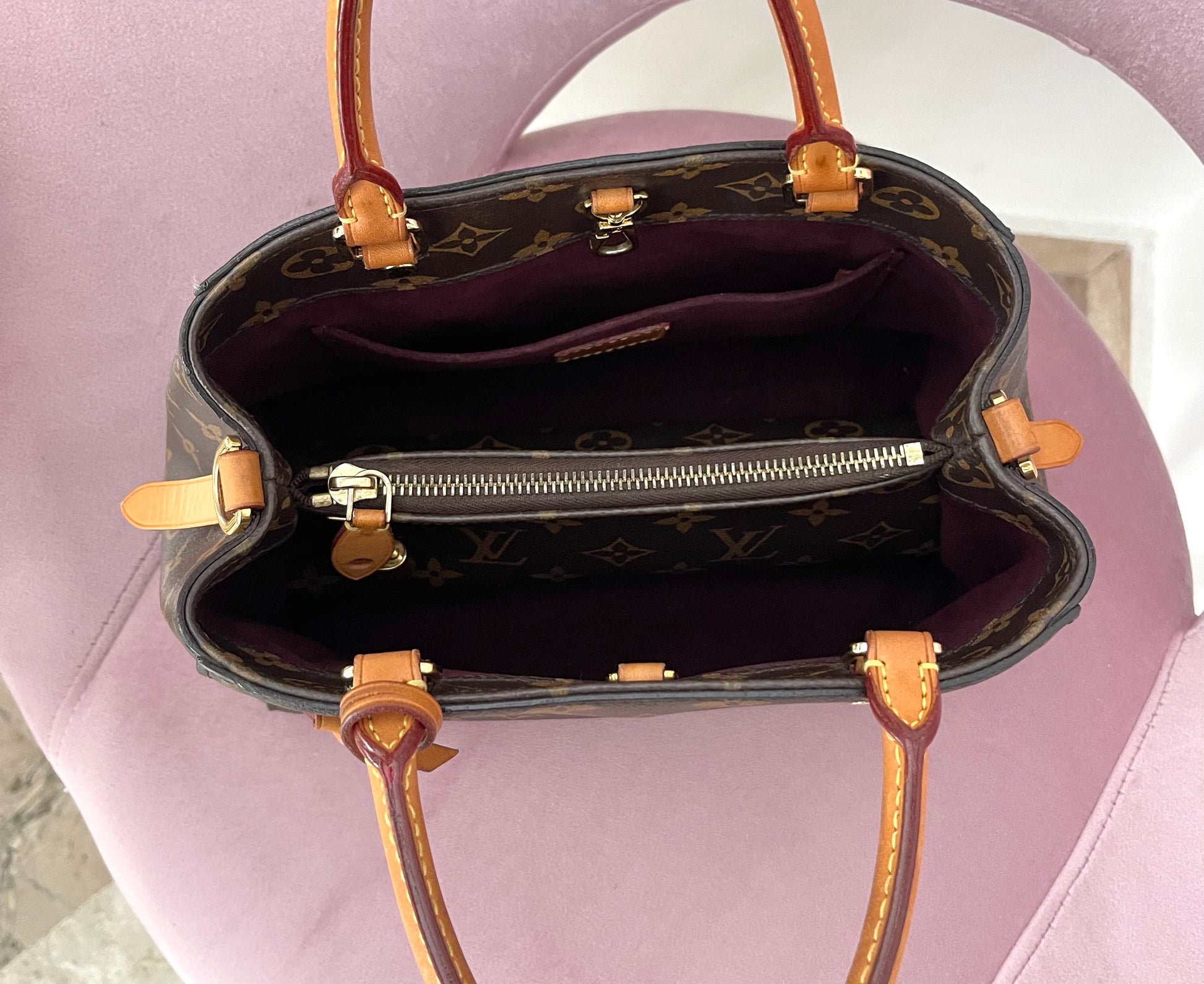Borsa Montaigne PM Monogram Louis Vuitton