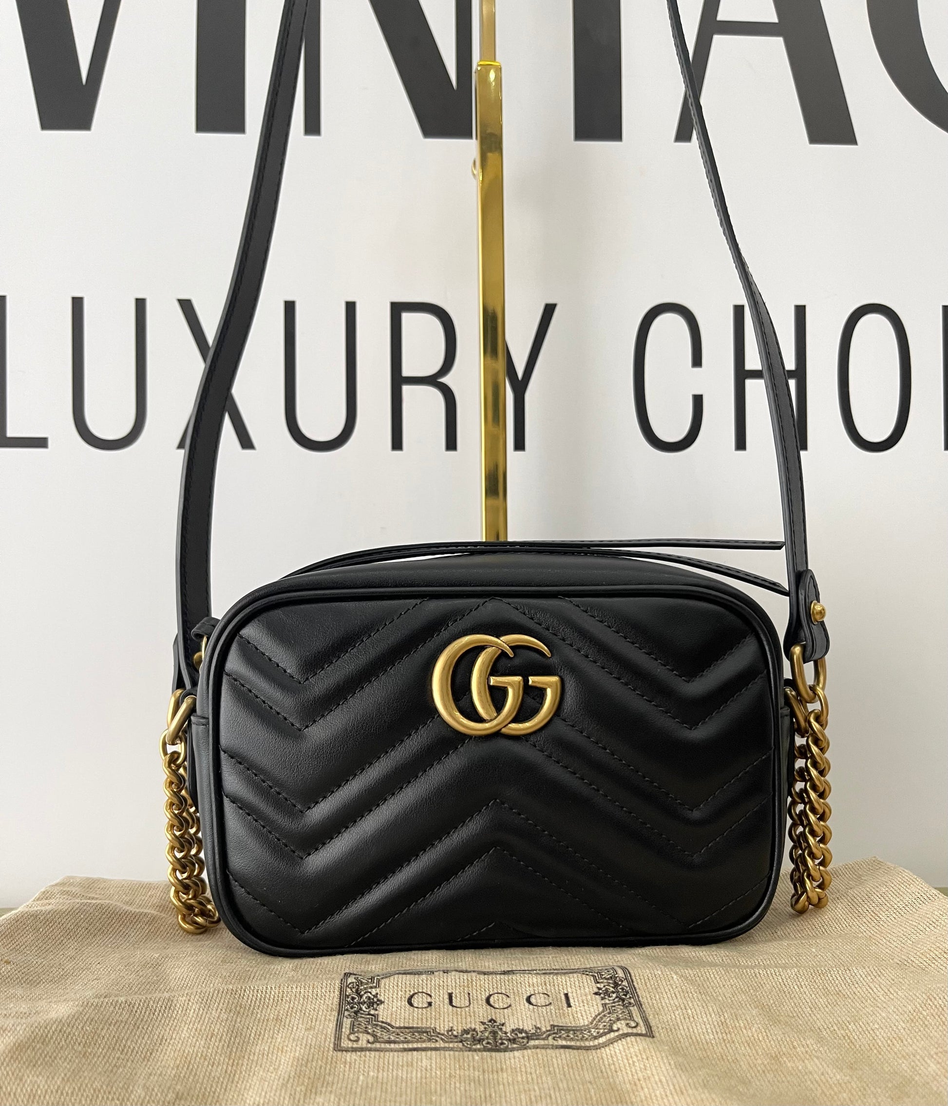 Borsa Mini Camera Bag GG Marmont Gucci