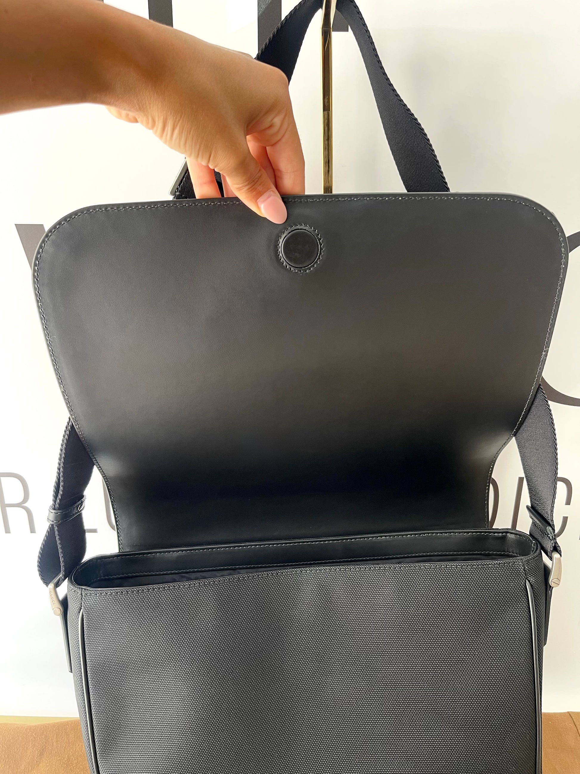 Borsa Techno Web Stripe Gucci
