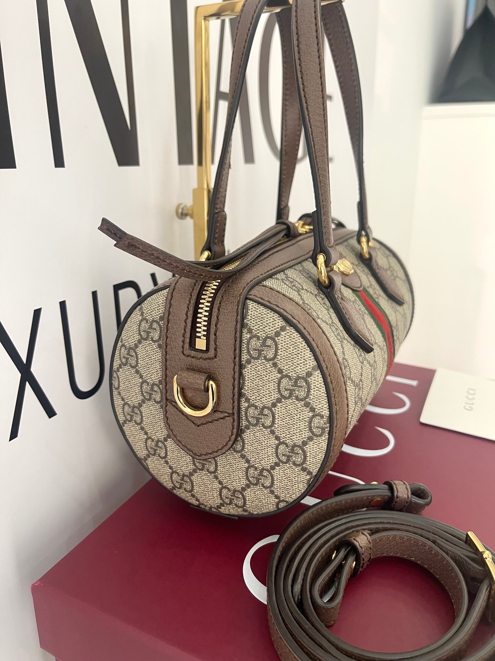 Borsa Ophidia Boston GG Supreme Gucci