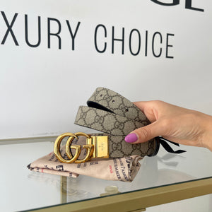Cintura reversibile GG Marmont Supreme 3 cm Gucci