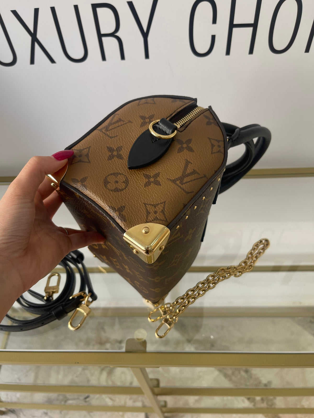 Borsa Speedy Trunk 20 Monogram Louis Vuitton