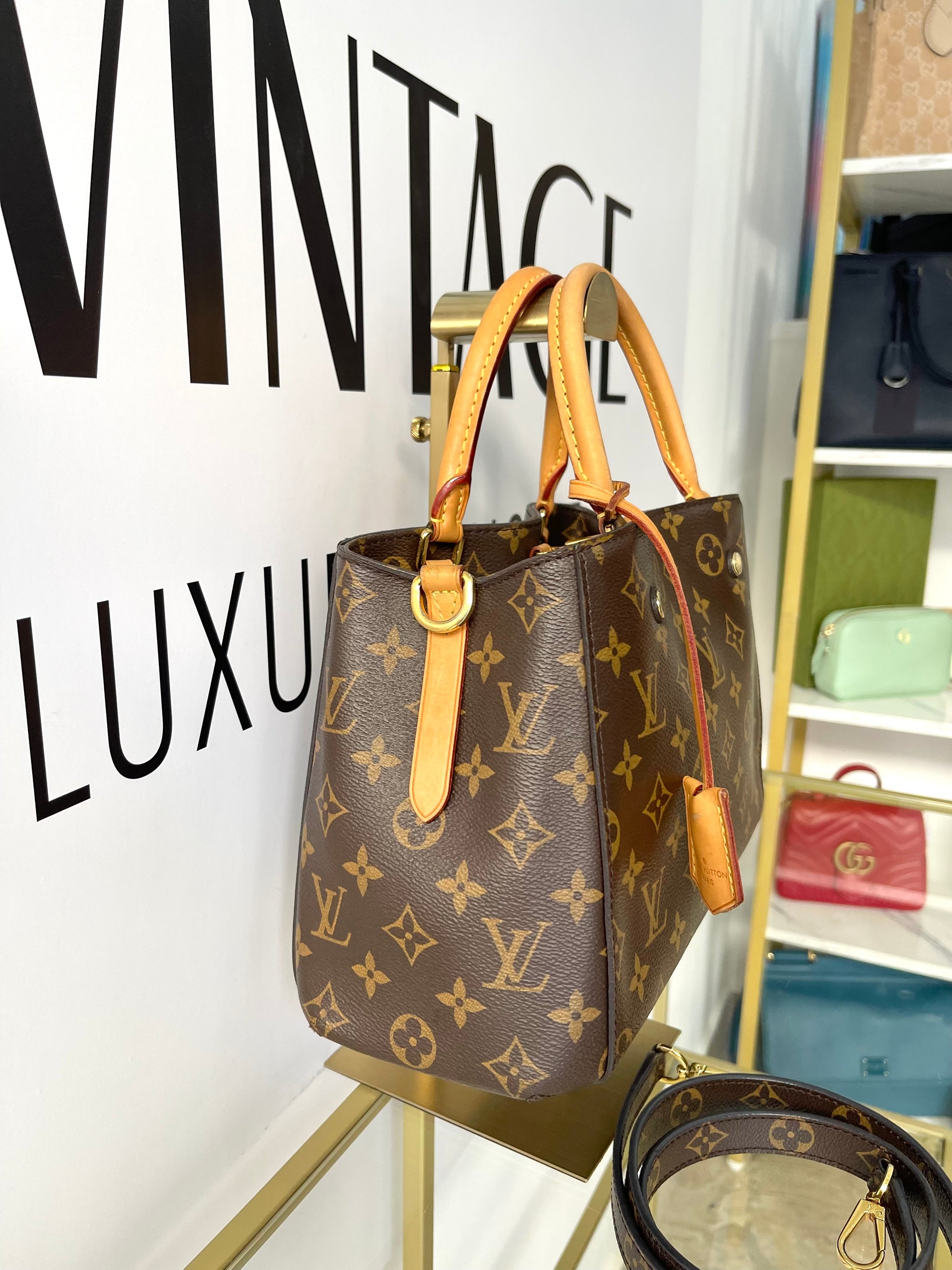 Borsa Montaigne PM Monogram Louis Vuitton